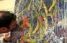 Giant Painting activity in Barcelona Giant Painting activity in Barcelona