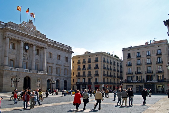 Placa Sant Jaume Barcelona